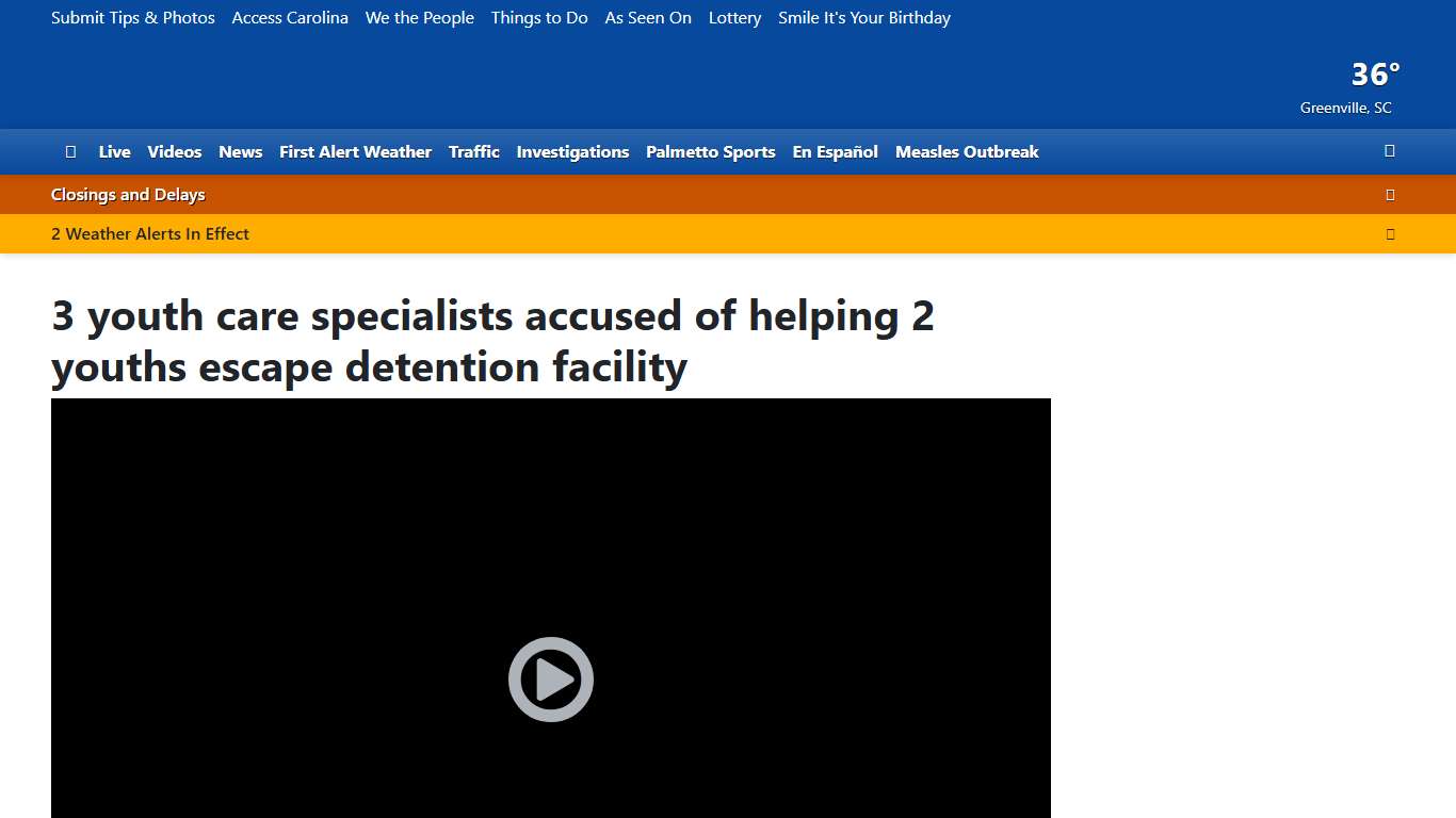 3 youth care specialists accused of helping 2 youths escape detention facility